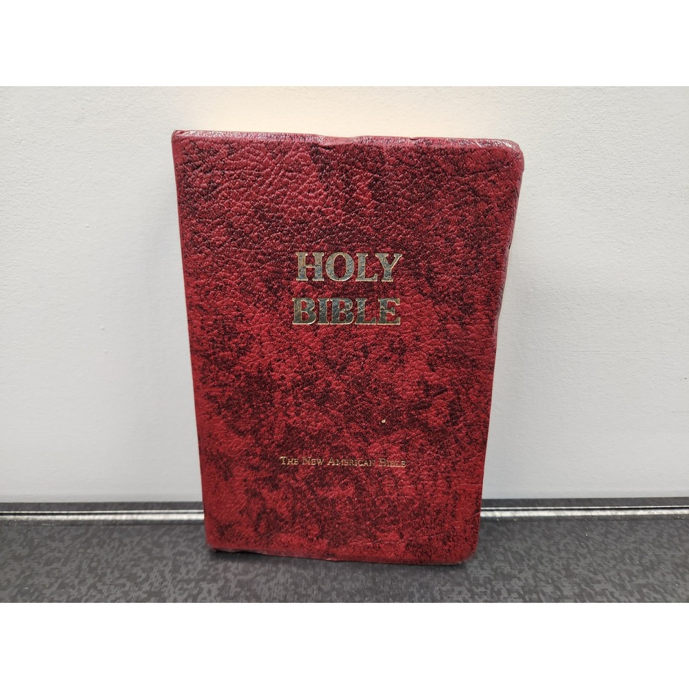 The New American Bible Fireside Study Edition NAB Burgundy 1995-1996 Catholic